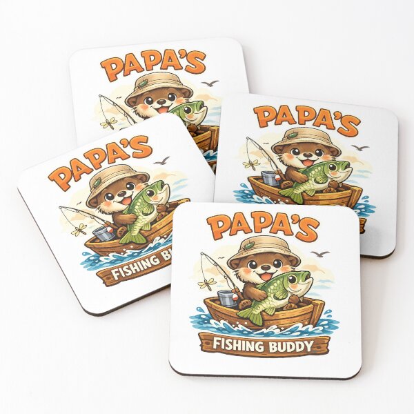 Item preview, Papa's Fishing Buddy Cute Baby Otter designed and sold by EastEndTownie.