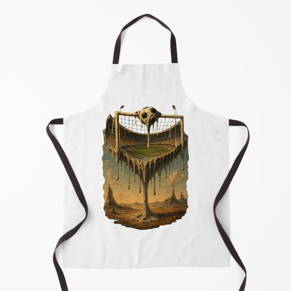 Item preview, Melting Soccer Stadium Surrealism Art Print designed and sold by Anne97s.
