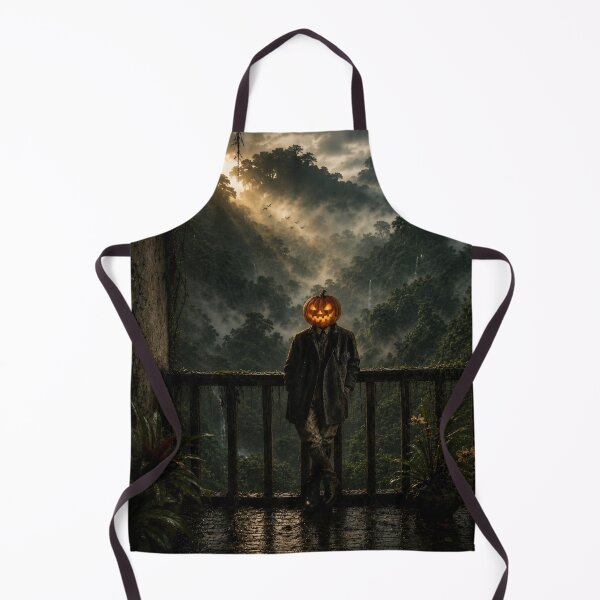 Item preview, Headless Horseman Jungle Explorer – Tropical Halloween Fantasy Art designed and sold by TheHorsemanRidesAgain.