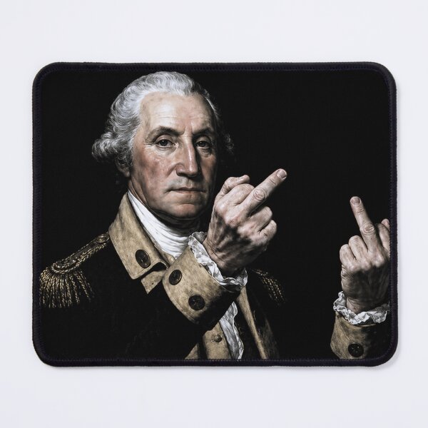 Item preview, Funny George Washington Middle Finger Meme Patriotic 4th of July  designed and sold by Regainbara.