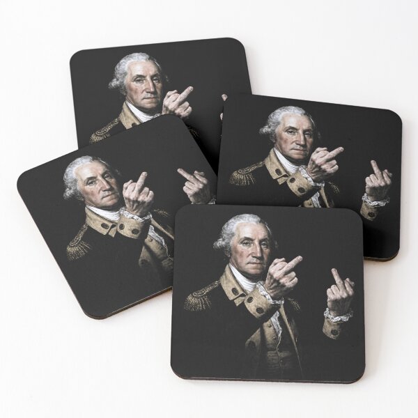 Item preview, Funny George Washington Middle Finger Meme Patriotic 4th of July  designed and sold by Regainbara.