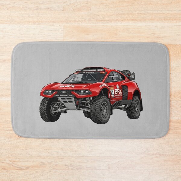 Item preview, Prodrive BRX Hunter Dakar Rally Custom Red Race Car Illustration designed and sold by Motorline44.