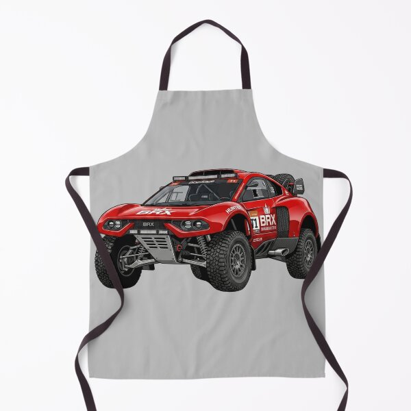 Item preview, Prodrive BRX Hunter Dakar Rally Custom Red Race Car Illustration designed and sold by Motorline44.