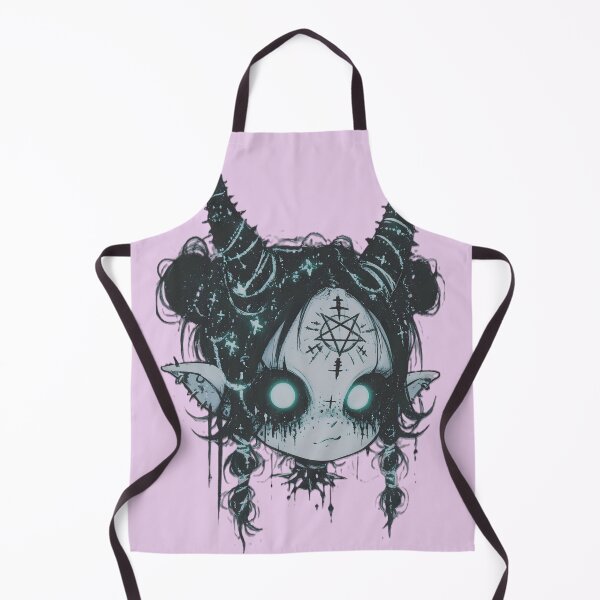 Item preview, Starry Horned Demon Girl Witchy Art designed and sold by DonaldWaltersxx.