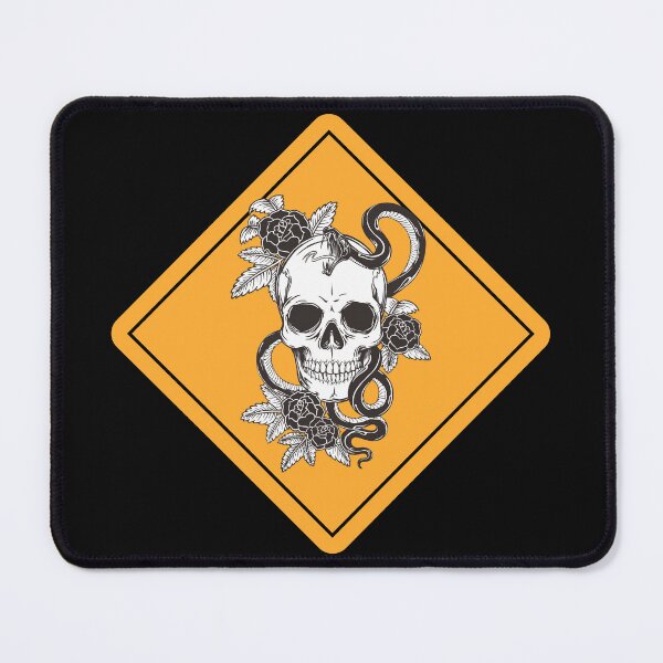 Item preview, Serpent Skull | Gothic Snake Skeleton Warning Sign designed and sold by NOXSCORP.