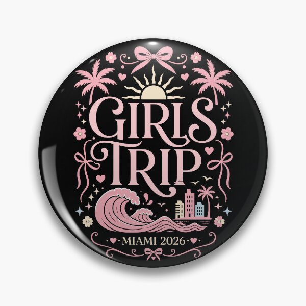 Item preview, Miami Girls Trip 2026 Pink Coquette Beach Getaway designed and sold by JasKei-Designs.