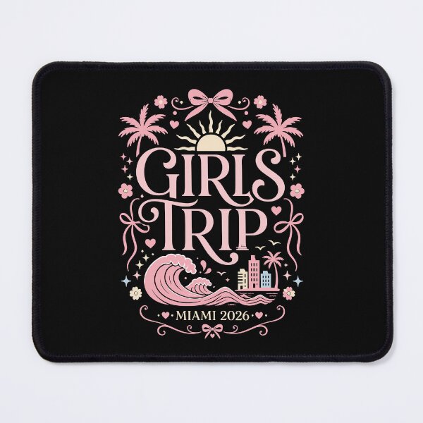 Item preview, Miami Girls Trip 2026 Pink Coquette Beach Getaway designed and sold by JasKei-Designs.