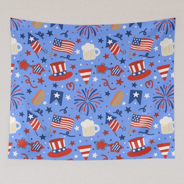 Item preview, 4th of July Seamless Pattern designed and sold by MiloverseOfficial.