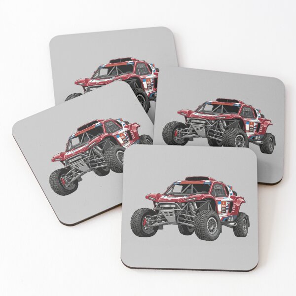 Item preview, Century Racing CR6 Dakar Rally Custom Red Buggy Race Car Illustration designed and sold by Motorline44.