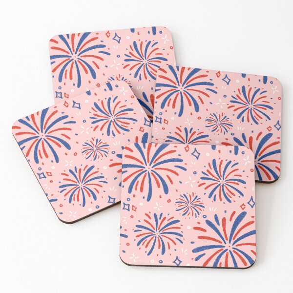 Item preview, 4th of July Fireworks Seamless Pattern designed and sold by MiloverseOfficial.