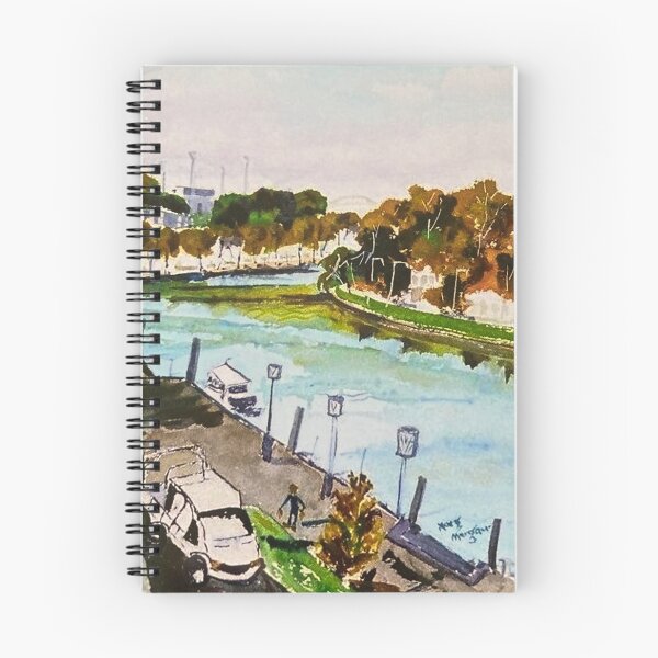 Item preview, Yarra River with MCG as backdrop designed and sold by Margaret Watkins.