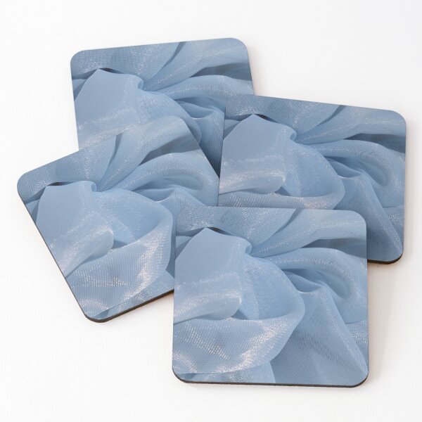 Item preview, Shimmering Light Blue Organza Fabric Texture designed and sold by 27Tammy27.