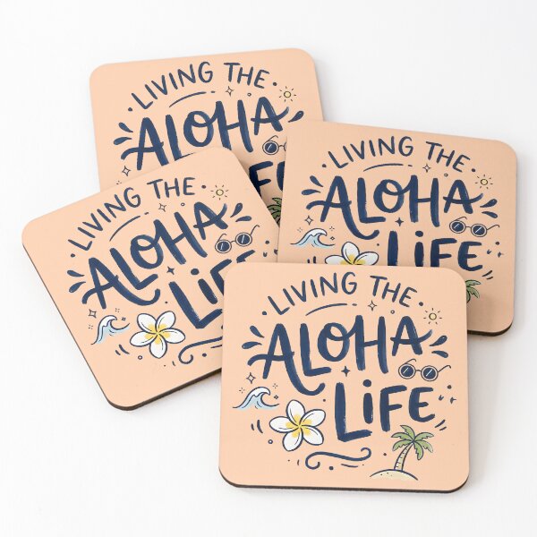 Item preview, Living the Aloha Life – Hawaiian Vibes Design designed and sold by Sea Gem.