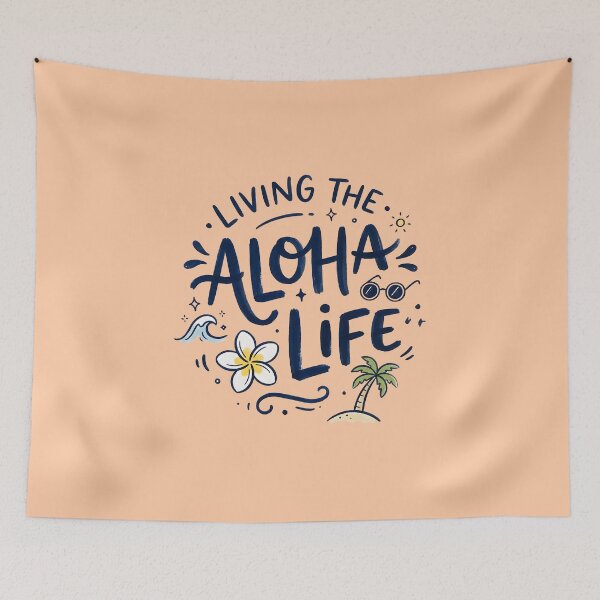 Item preview, Living the Aloha Life – Hawaiian Vibes Design designed and sold by Sea Gem.
