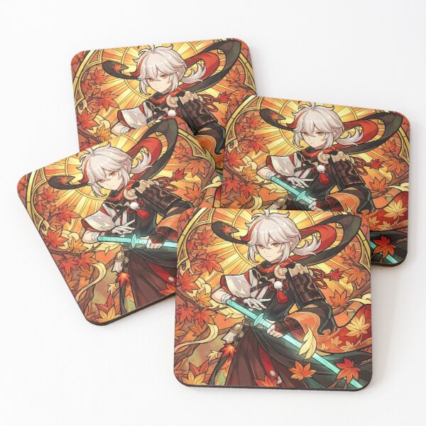 Item preview, Stained Glass Kaedehara Kazuha designed and sold by Thunderbelts.