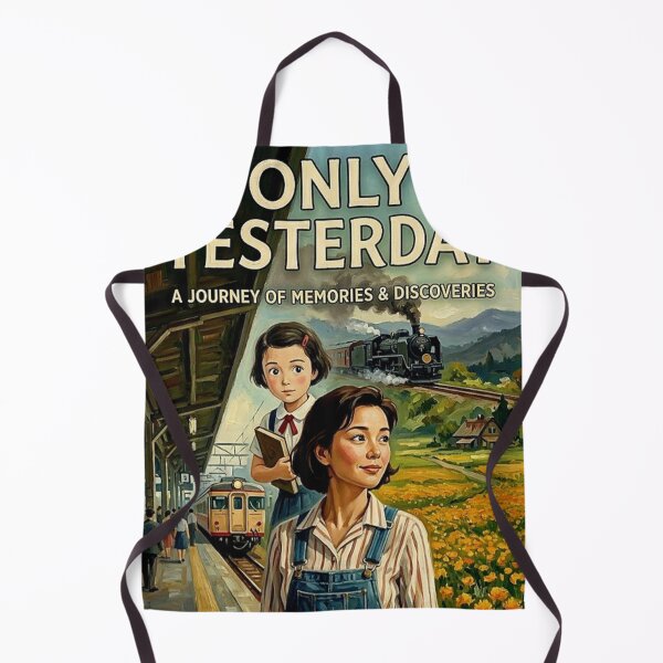Item preview, Only Yesterday Retro Anime Coming-of-Age Nostalgia Tribute Art Movie Poster designed and sold by Art's Diner.