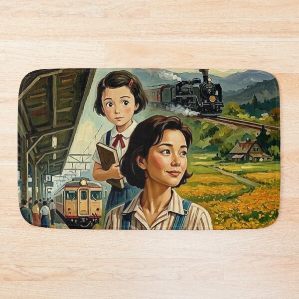 Item preview, Only Yesterday Retro Anime Coming-of-Age Nostalgia Tribute Art Movie Poster designed and sold by Art's Diner.