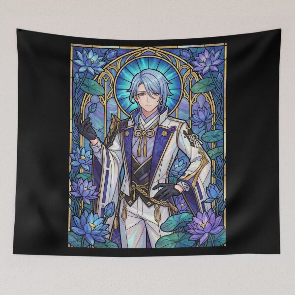 Item preview, Stained Glass Kamisato Ayato  designed and sold by Thunderbelts.