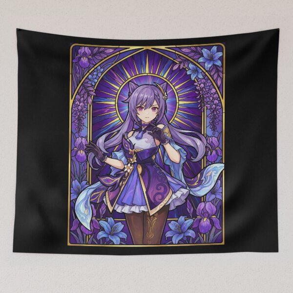 Item preview, Stained Glass Keqing designed and sold by Thunderbelts.