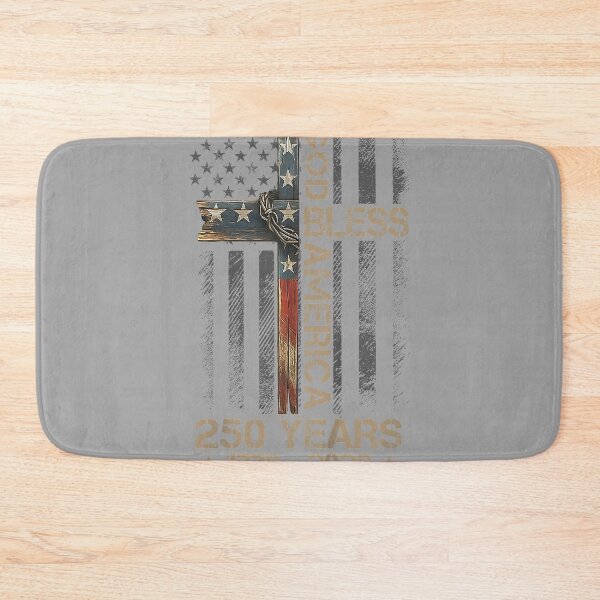 Item preview, God Bless America Christian Cross Flag 250 Years 1776 2026_2 designed and sold by GreggRoss.