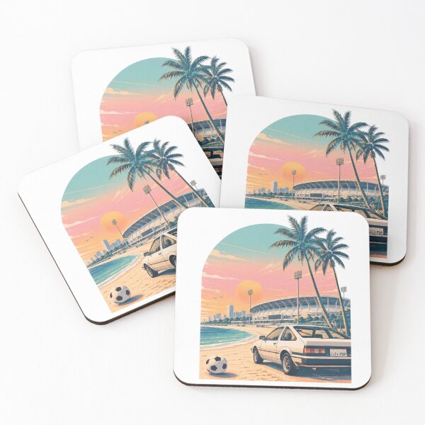 Item preview, Retro City Pop Beach Soccer Stadium designed and sold by Anne97s.
