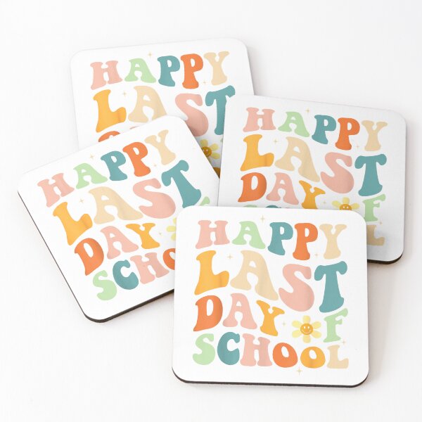 Item preview, Happy Last Day of School Groovy Teacher Student Graduation T-Shirt designed and sold by JJLetterDesigns.