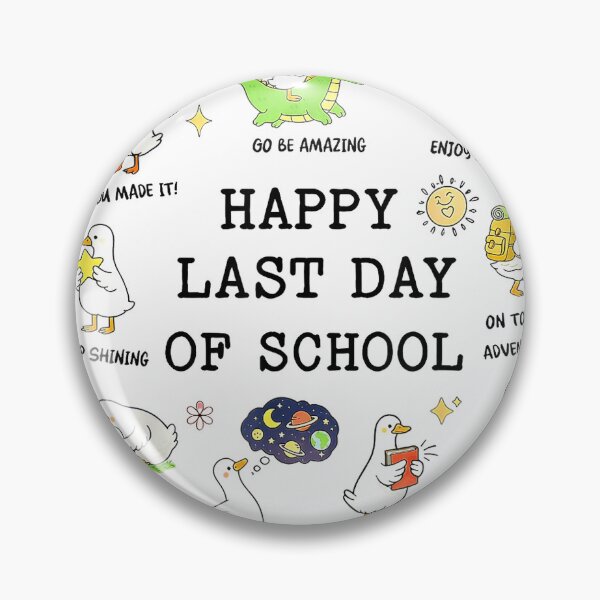 Item preview, Happy Last Day of School, End of School Year,Goose Teacher T-Shirt designed and sold by ‘Nothing Scares Me’ Store.
