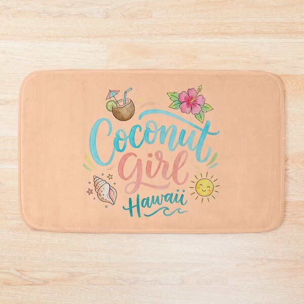 Item preview, Coconut Girl Hawaii – Hawaiian Vibes Design designed and sold by Sea Gem.