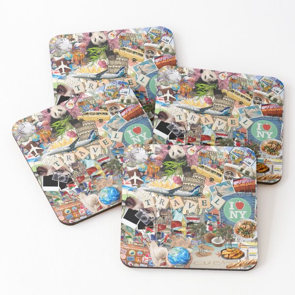 Item preview, Travel Photo Collage Art (Co-Created Design)-Side by Side Studio designed and sold by Side By Side Studio.