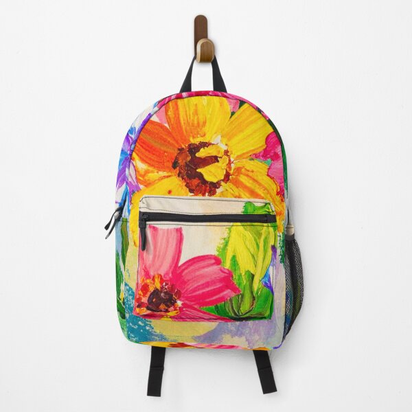 Item preview, Sun-Drenched Garden: Vibrant Impasto Floral Bouquet designed and sold by LiveLearnCreate.