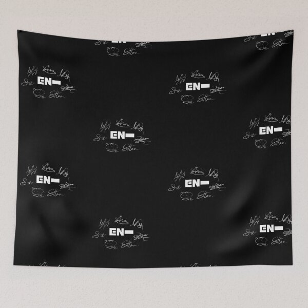 Item preview, ENHYPEN Member Signatures and Logo designed and sold by moamaxshop.