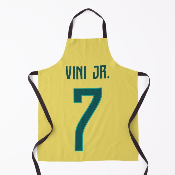 Aperçu de l'œuvre Brésil 25-26 Domicile Vini Jr 7 Coupe du Monde Canarinho créée et vendue par ZeroCool360.