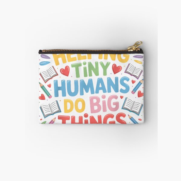 Item preview, Helping Tiny Humans Do Big Things Teacher Motivational Quote T-Shirt designed and sold by KTY-NUSS.