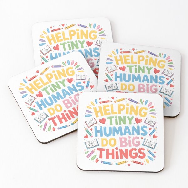 Item preview, Helping Tiny Humans Do Big Things Teacher Motivational Quote T-Shirt designed and sold by KTY-NUSS.