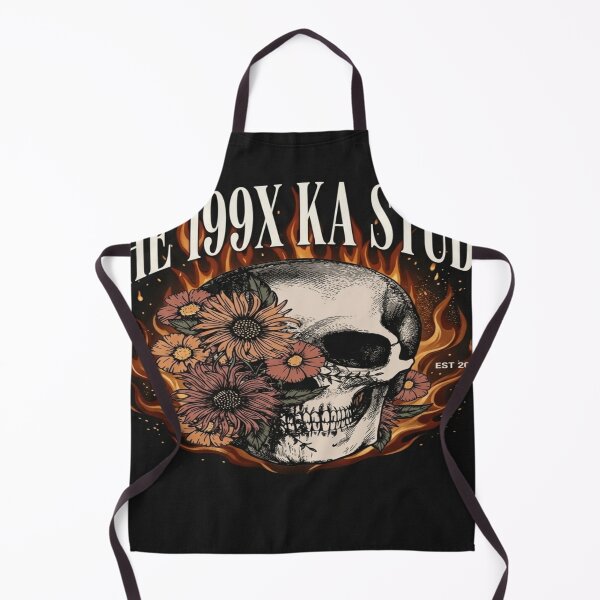 Item preview, The 199X KA Studio Skull, Flames, and Flowers Graphic Tee designed and sold by The 199X KA Studio.
