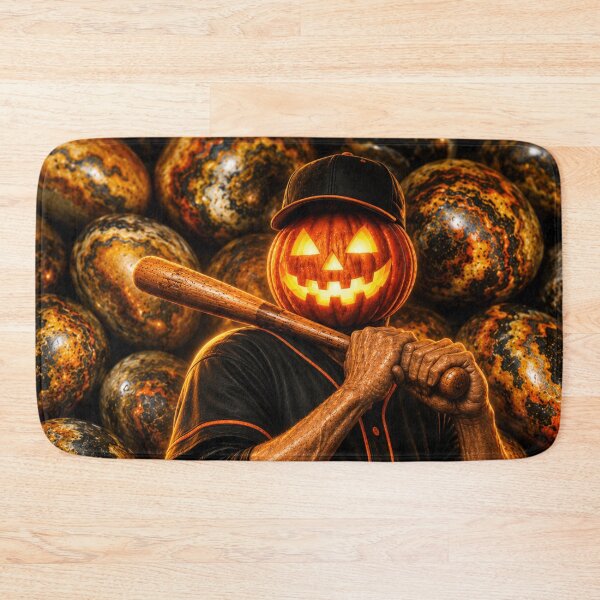 Item preview, Headless Horseman Baseball Legend – Gothic Halloween Sports Art designed and sold by TheHorsemanRidesAgain.