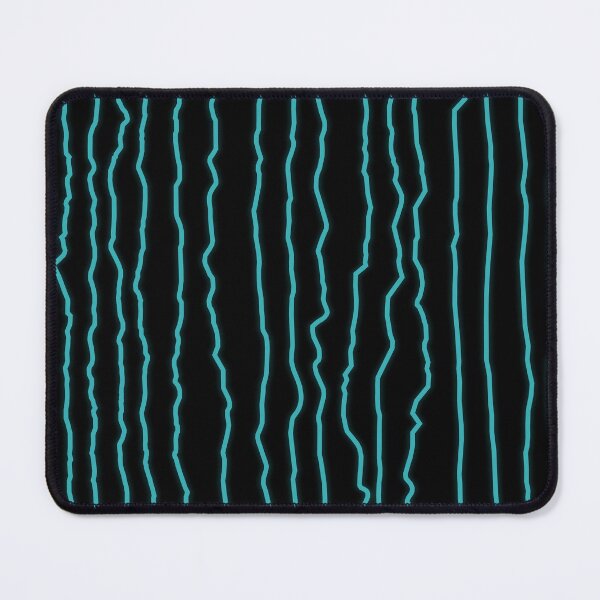 Item preview, vertical organic stripes pattern | blue stripe pattern designed and sold by dfly-creations.