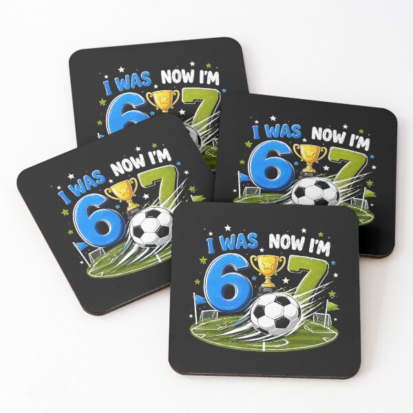 Item preview, I was 6 Now I'm 7 Soccer Birthday 7 Year Old Boy Girl designed and sold by Littermin.
