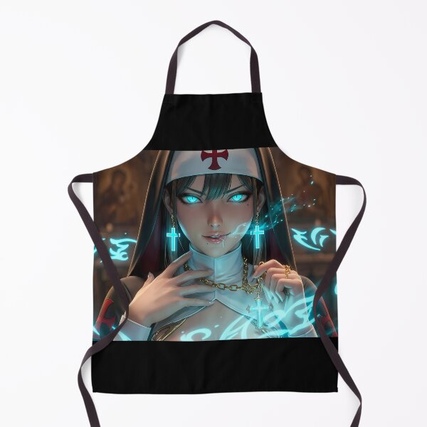 Item preview, Magical Nun Fantasy Sorceress Art designed and sold by GalleryBrisArt.