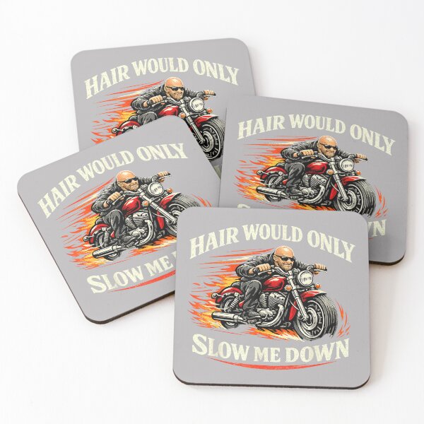 Item preview, Hair Would Only Slow Me Down Funny Bald Head Humor for Men designed and sold by GreggRoss.