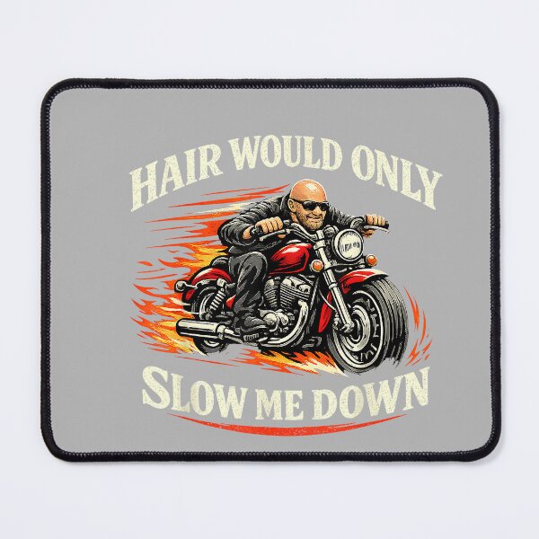 Item preview, Hair Would Only Slow Me Down Funny Bald Head Humor for Men designed and sold by GreggRoss.