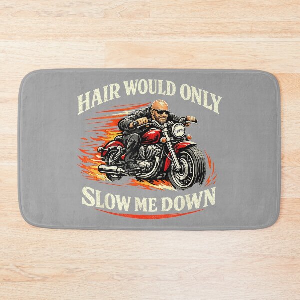Item preview, Hair Would Only Slow Me Down Funny Bald Head Humor for Men designed and sold by GreggRoss.