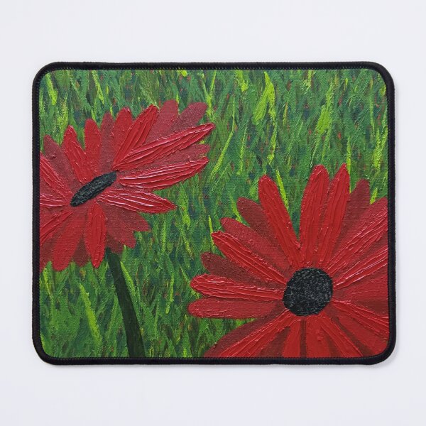 Item preview, Two Red Flowers designed and sold by Krista-Joan-Art.