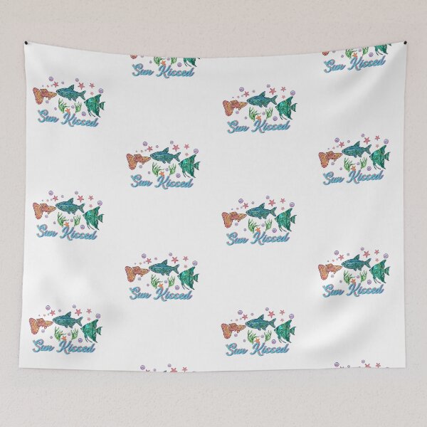 Item preview, Sun-Kissed" Tropical Fish T-Shirt Design designed and sold by NinaCreator.