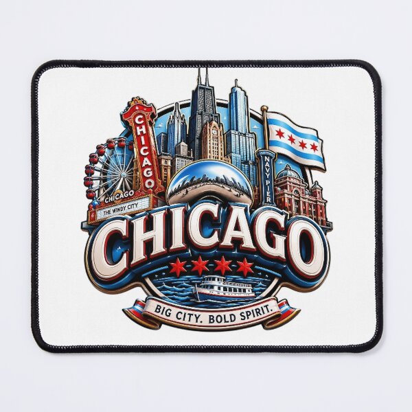 Item preview, THE WINDY CITY CHICAGO designed and sold by likbatonboot.