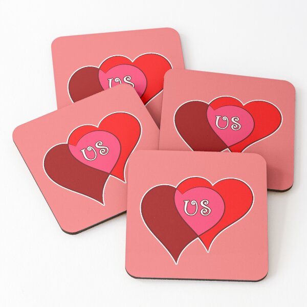 Item preview, Us Red Hearts designed and sold by Normbot2000.