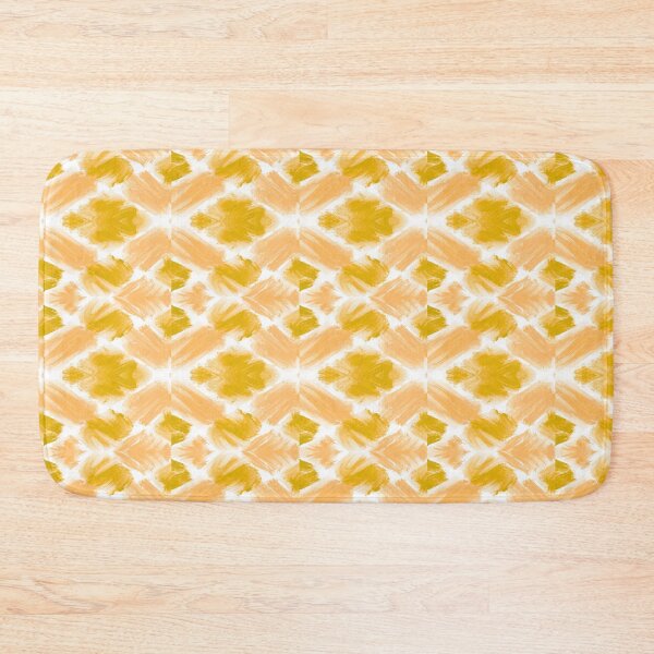 Item preview, Abstract Mustard Yellow Watercolor Brush Stroke Pattern designed and sold by Jyoti-Quotes.