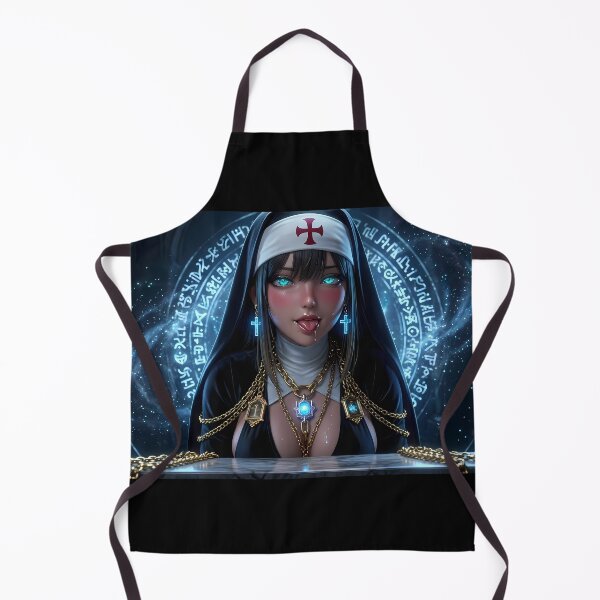Item preview, Magical Nun Fantasy Sorceress Art designed and sold by GalleryBrisArt.