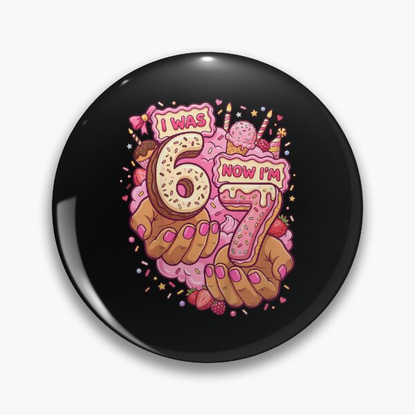 Item preview, I was 6 Now I'm 7 7th Birthday 6 7 Birthday Girls designed and sold by Littermin.
