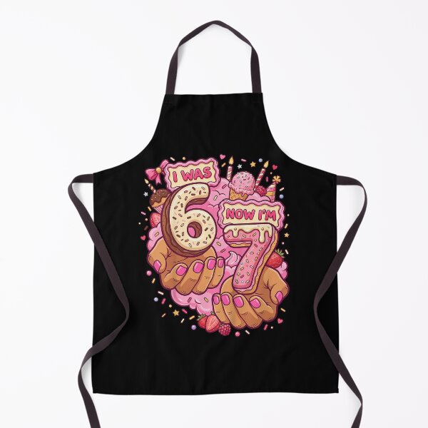 Item preview, I was 6 Now I'm 7 7th Birthday 6 7 Birthday Girls designed and sold by Littermin.